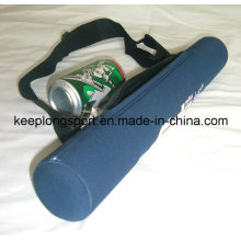 Fashionable Six Cans Neoprene Can Cooler with Shoulder Belt